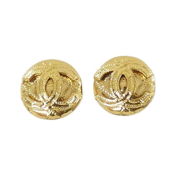 CHANEL Gold Earrings - Picture 1 of 3